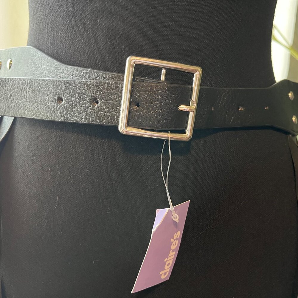 Claire's Metal Studded Fringe Belt (NEW) - Picture 3 of 4